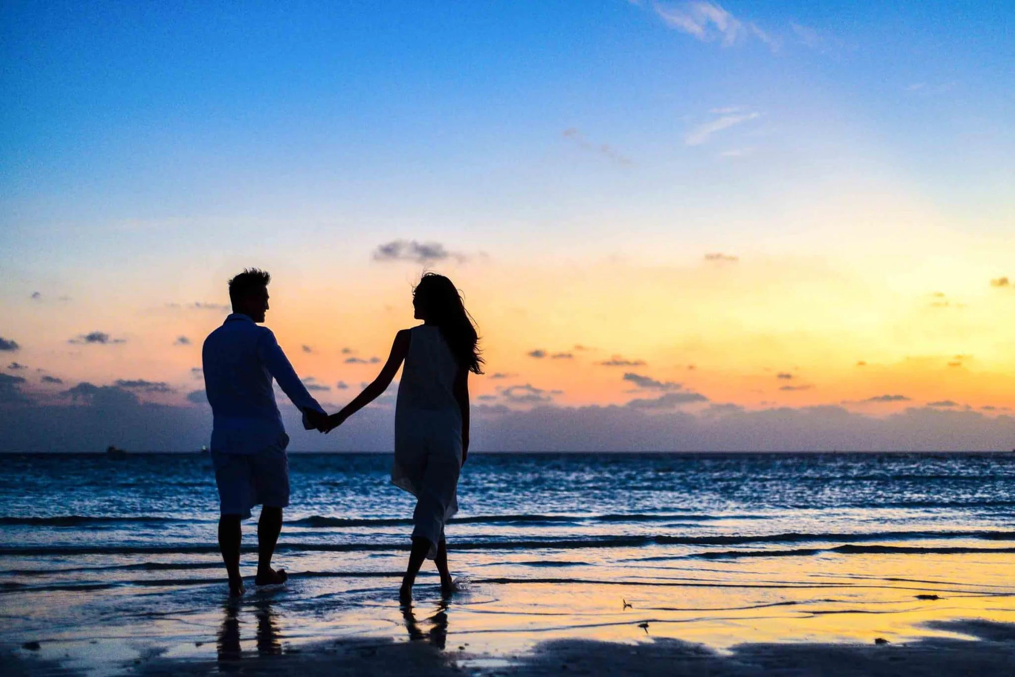 couple in the beach